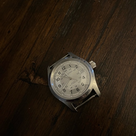 Hamilton Khaki Field Automatic Silver Dial Men’s Watch & 29 NATO/Zulu Straps - Picture 13 of 17